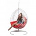 Подвесное кресло "Tropica White" - Красная подушка